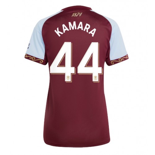 Dámy Fotbalový dres Aston Villa Boubacar Kamara #44 2025-26 Domácí Krátký Rukáv